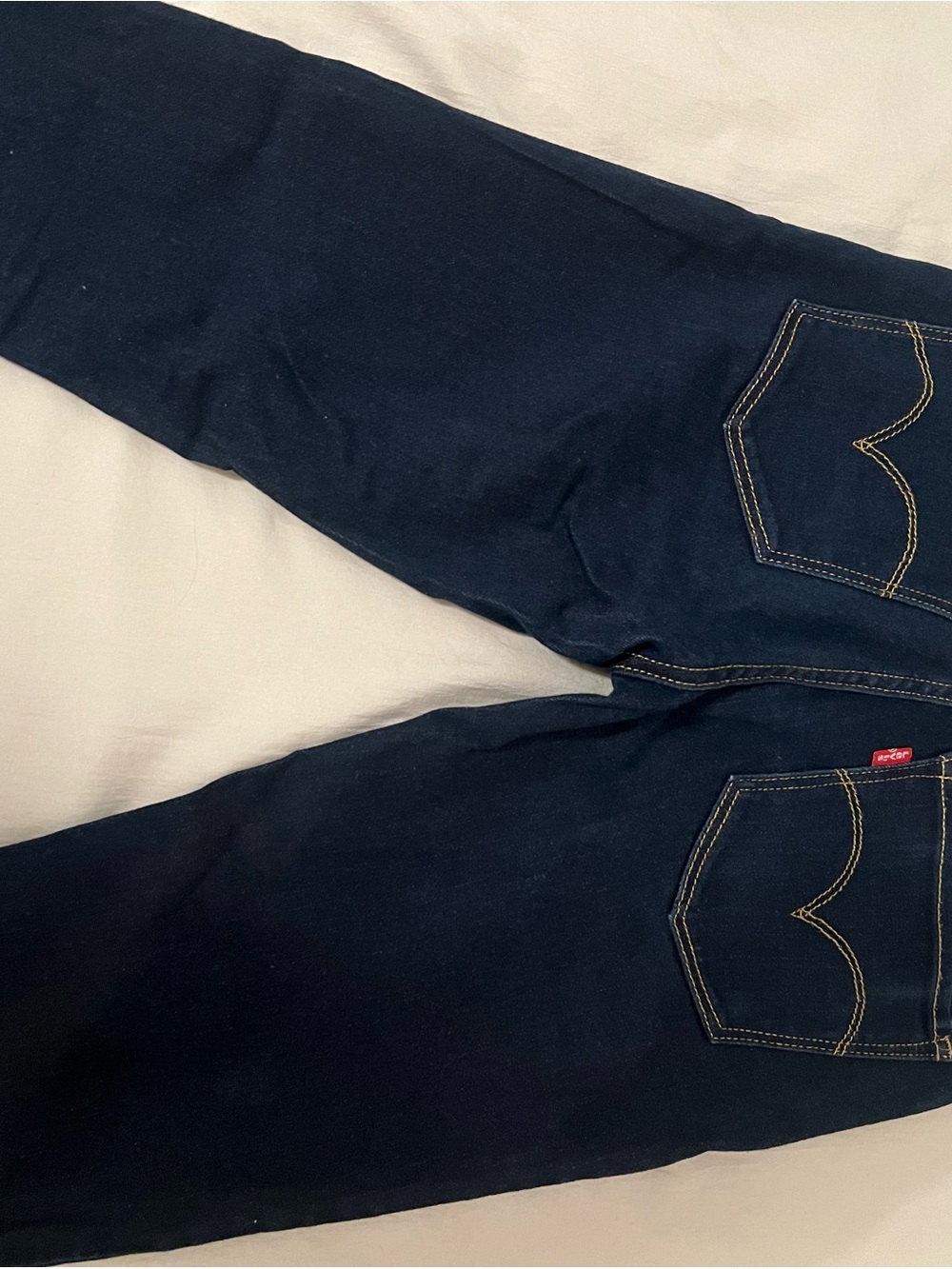 Levi's Indigo Blue Straight Leg Jeans with Red Tab